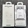Samsung 45W UK Plug PD Charger Super Fast Charging Adapter For Galaxy S24 S23 S22 S21 S20 Note 20 Ultra 10 Z Flip Fold 6 5 4 3 2