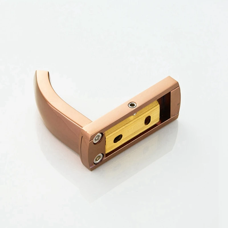 2Pcs Bath Towel Hooks,Wall-Mounted Copper Towel And Bathrobe Hooks In Rose Gold, Bathroom And Bedroom Coat Hooks