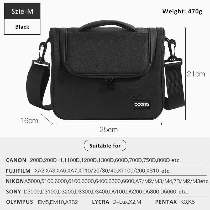 Waterproof DSLR Camera Shoulder Bag for Photography Essentials