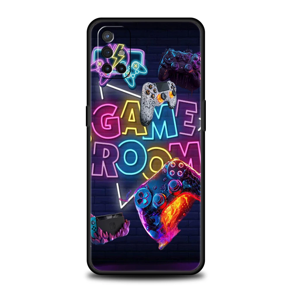 Spiel Controller Grafik Luxus Telefon Fall Für Oneplus 10T 11 R10 Nord N100 N200 N10 10 7 8 9 7T 8T 9R 9RT CE 2 Z Pro 5G Abdeckung – Detail 2