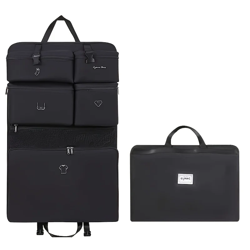 Compact Travel Packing Cube with 6 Compartments for Clothing and Accessories Storage