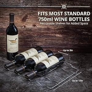 Ivation wine cooler fits 750ml bottle