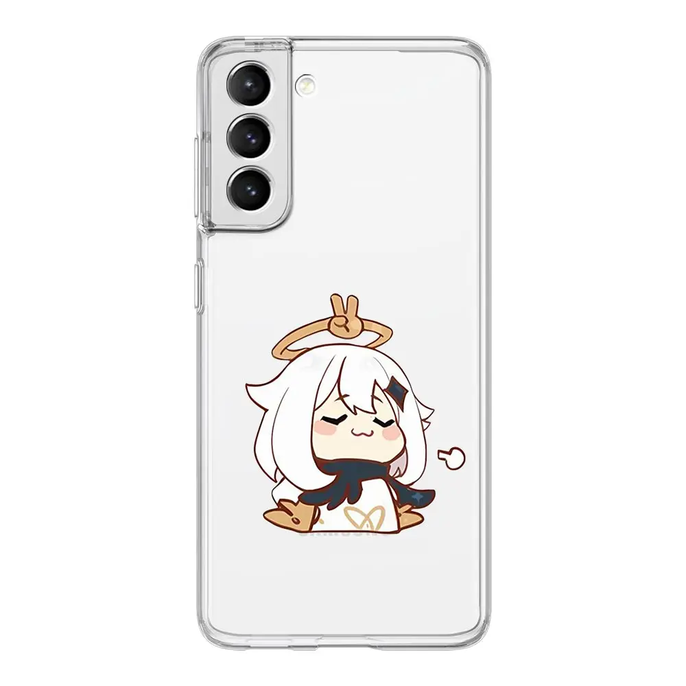 Kawaii Cartoon Genshin Impact Soft Clear Phone Case