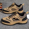 Men's Outdoor Climbing Shoes Anti-slip Waterproof Wear-resistant Hiking Sports Shoes Middle-aged And Elderly Walking Shoes
