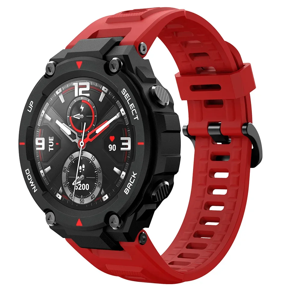 Amazfit T-REX / Trex Pro용 실리콘 스트랩 Huami Amazfit T rex 팔찌 Correa용 교체 가능한 액세서리 시계줄