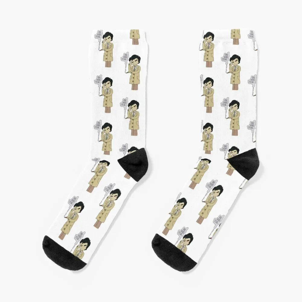 

Just One More Thing Socks Christmas funny gift Ladies Socks Men's