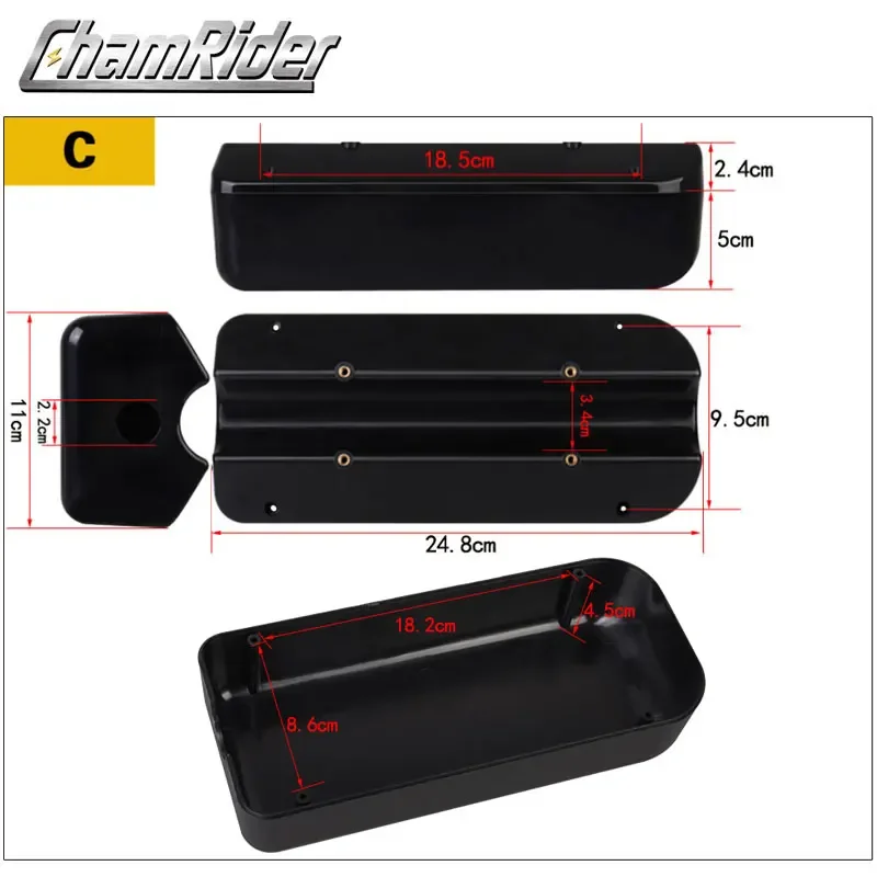 Scatola Controller Ebike custodia per Controller bici elettrica 250W piccola 350W 500W grande 1000W Kit di conversione bici elettrica Extra Large - immagine 6
