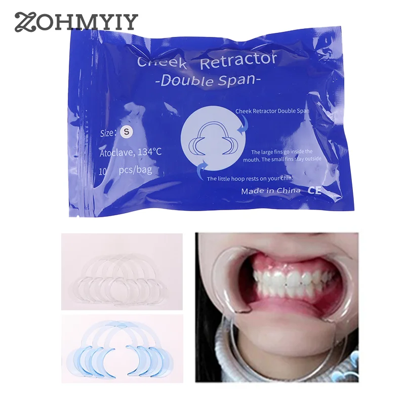 

8/10 шт., прозрачные голубые Ортодонтические приборы