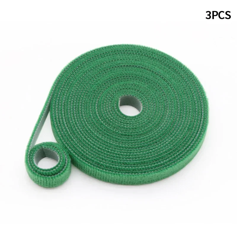 1/3Pcs 2M Green Garden Twine Plant Ties Nylon Plants Bandage Fastener Tape  Hook Loop Bamboo Cane Wrap Support Accessories Red - AliExpress