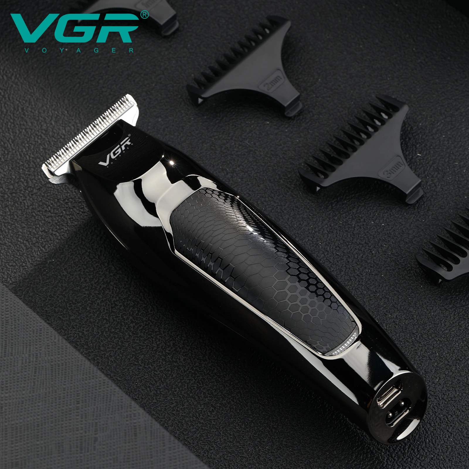 VGR Hair Trimmer Electric Hair Clipper Electric Clipper Barber Cordless Cutting Machine Mini Haircut Edgers Cutter Clipper for Men V-030