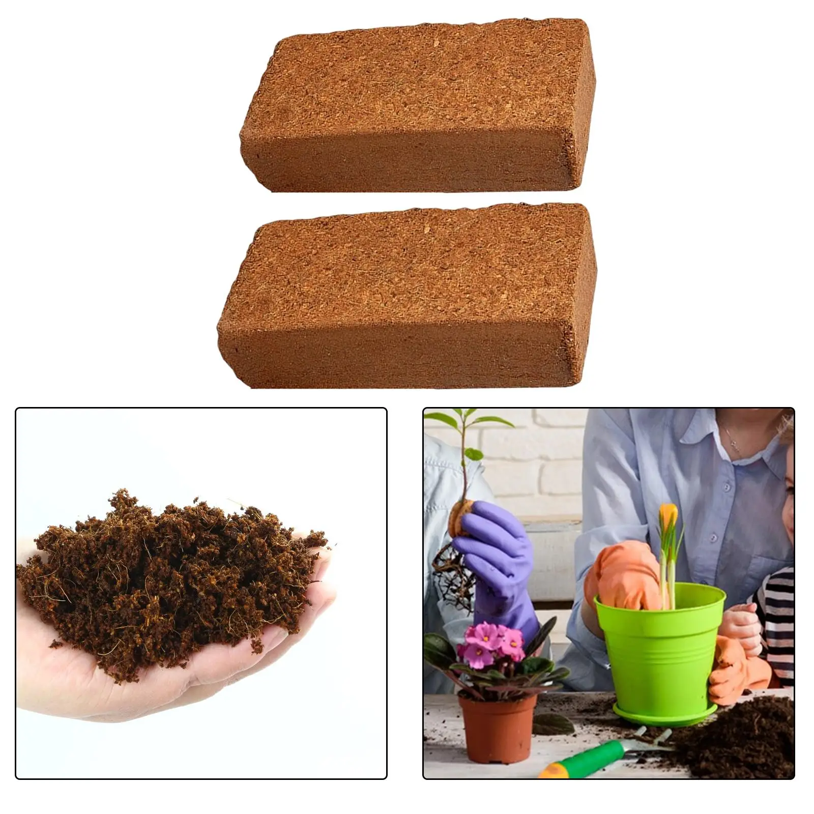 Potting Soil Expandable Compressed Universal Coconut Coir Starting Coconut Coir soil for Landscape