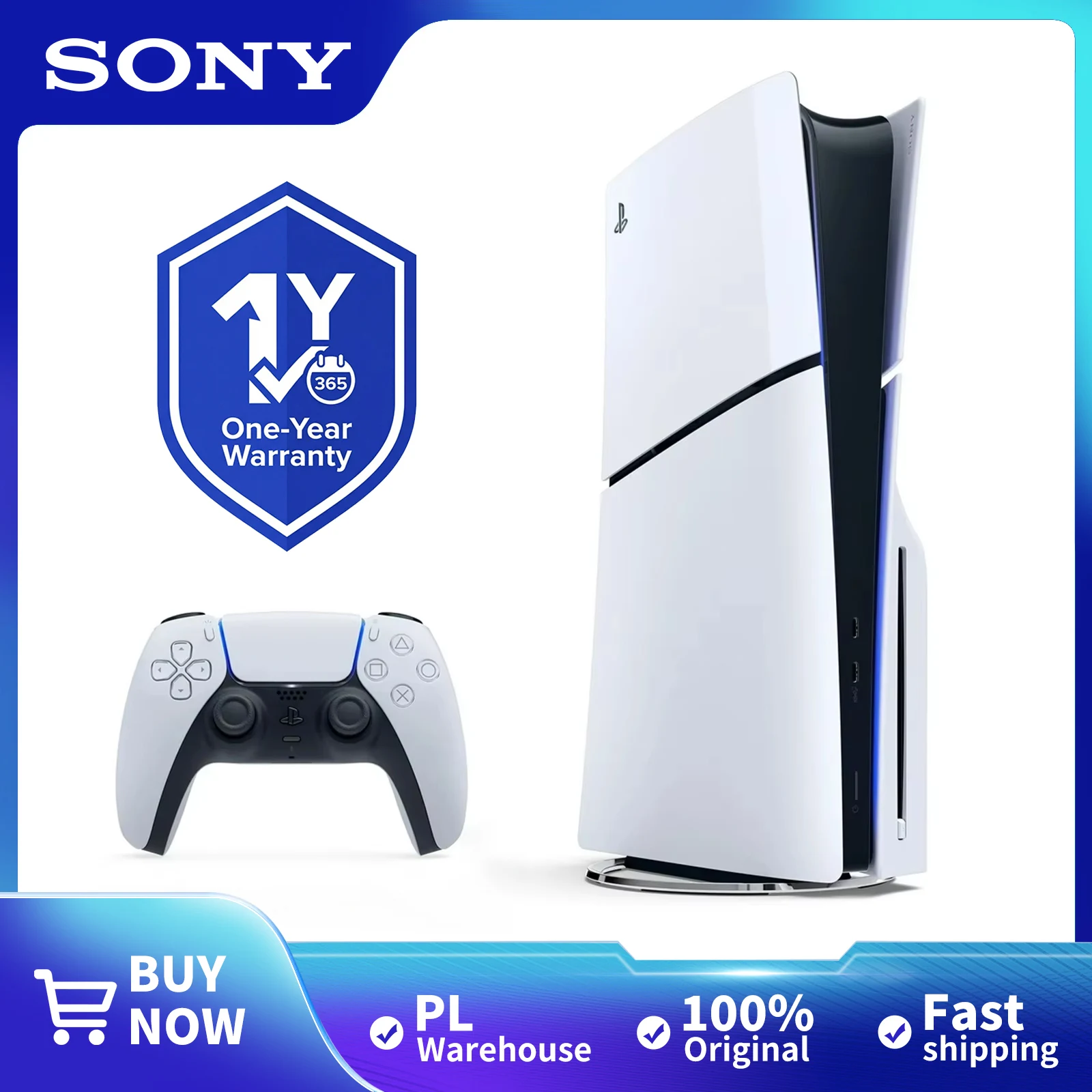 Konsola Playstation 5 Sony PS5 Slim z Polski za $574.95 / ~2089zł