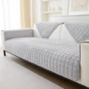 Velvet Sofa Cover Thicken Non-Slip Flannel Couch Cover Plush Plaid For Living Room Slipcover Warm Waterproof Furniture Protector 1