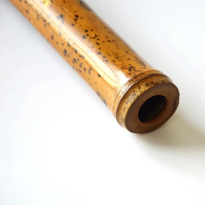 YPXD Short Xiao Flute Teardrop Bamboo Flute Professional Musical Instrument Chinese Vertical Bamboo 8 Holes Key G F E D
