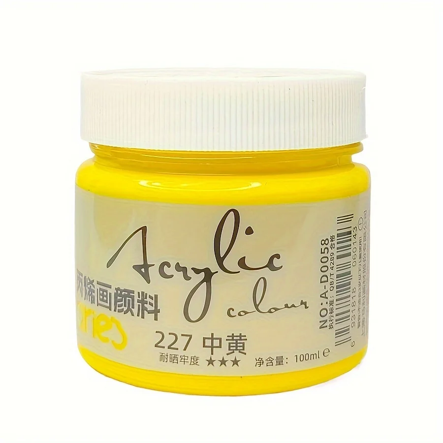 Vibrant 100ml Waterproof & Sunscreen Acrylic Paint