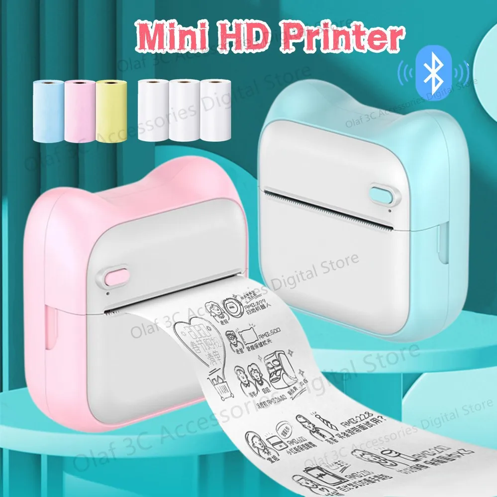 Ja Barcelona slot Thermal Printer Mini Portable | Thermal Sticker Printers | Sticker Printer  Portable - Printers - Aliexpress