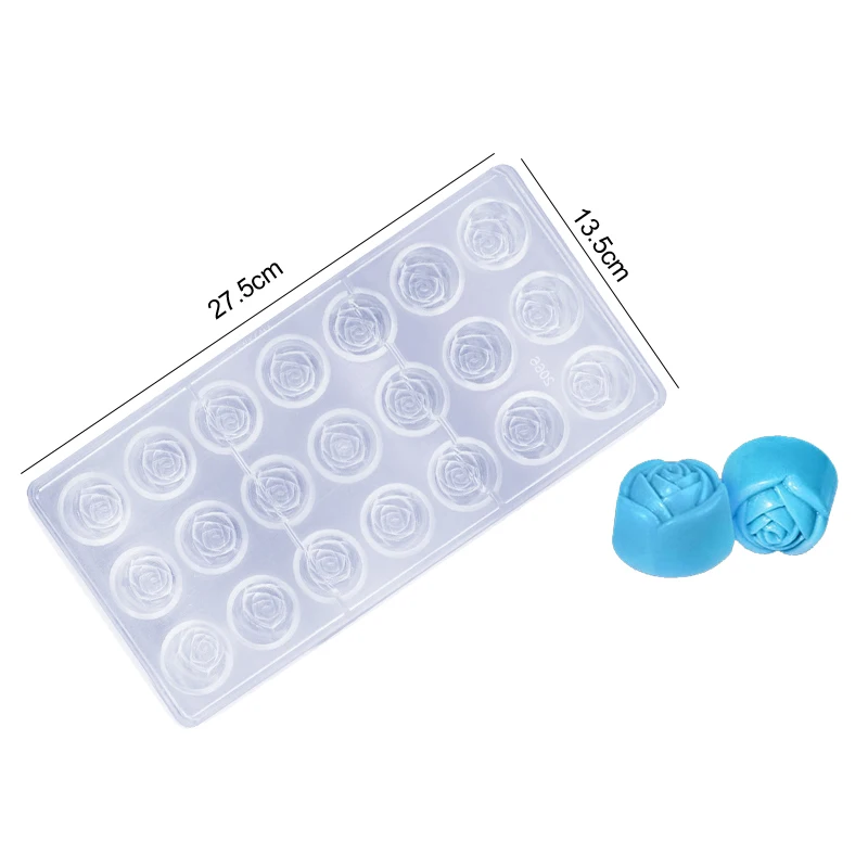 Chocolate Mold 3D Polycarbonate Transparent Plastic Kitchen Baking Tools for DIY Pastry... - SKU CMHB1738 - UGI Packaging