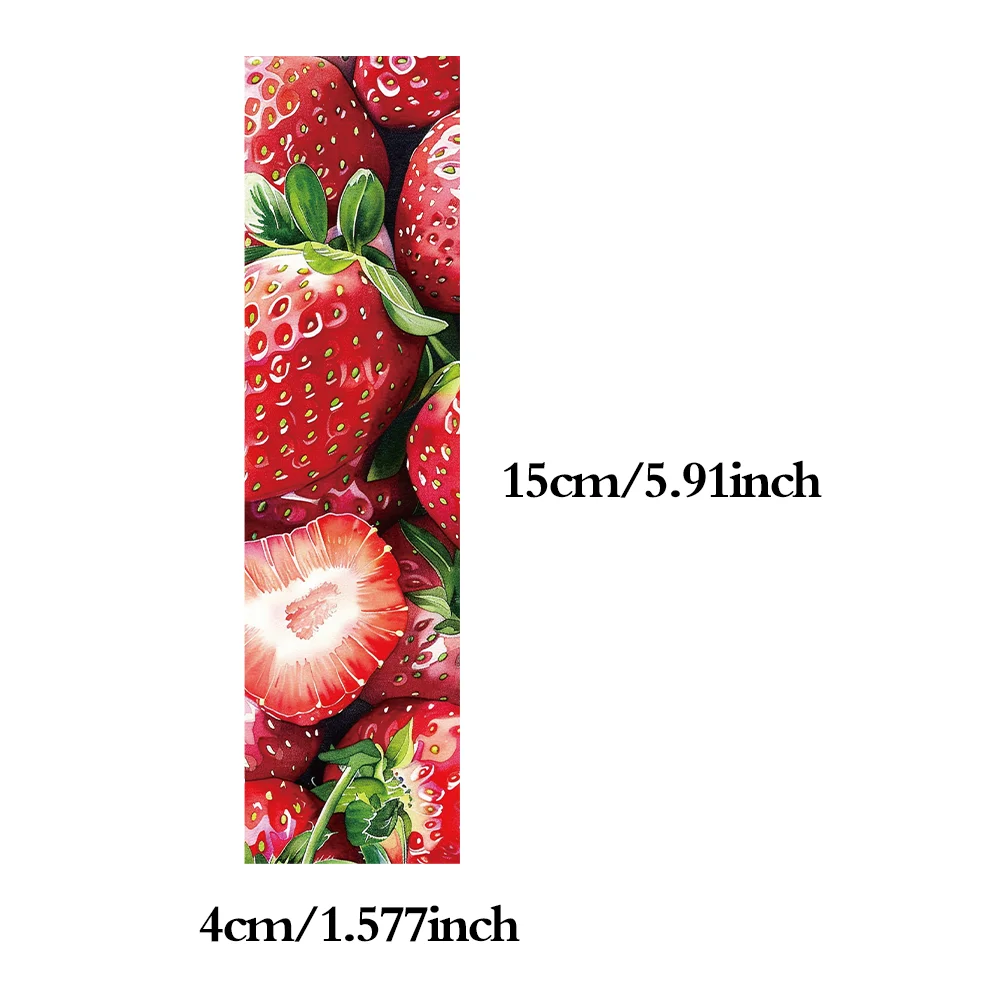 30pcs colorful fruit bookmarks Reading pages Books Labeling paper cards Students creative gifts Page Labeling bookmarks