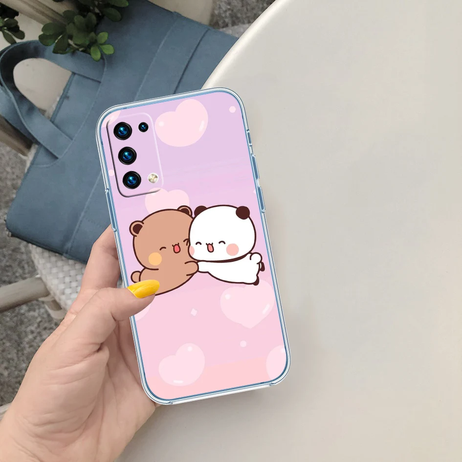 Transparent Phone Case with Bubu Dudu Design