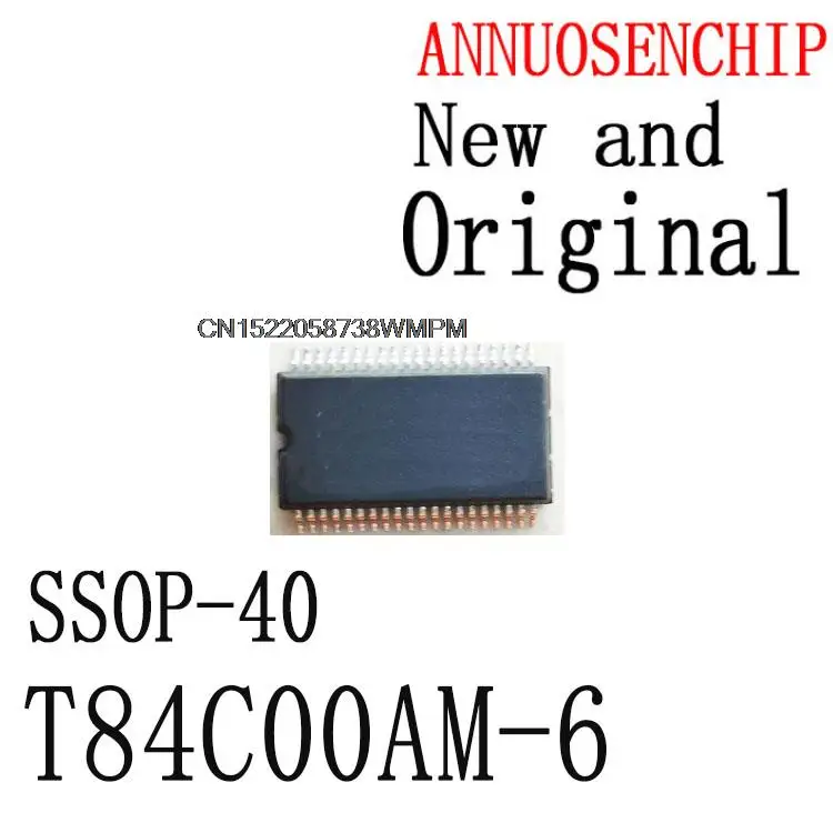 

Free Shipping 10PCS New and Original T84C00AM T84C00 SSOP-40 New original IC In stock! T84C00AM-6