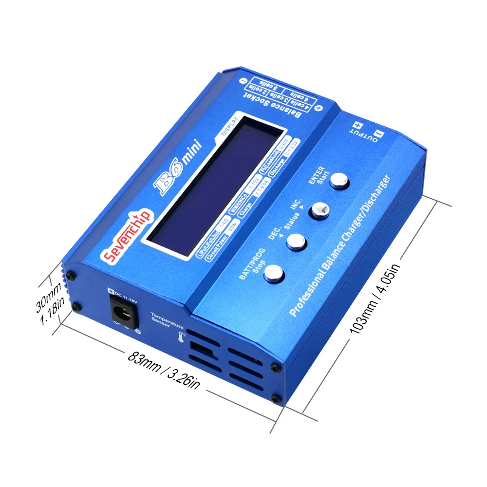 Chargeur Drone B6 80W + Adaptateur 12V 5A - Lot EU/UK/US/AU