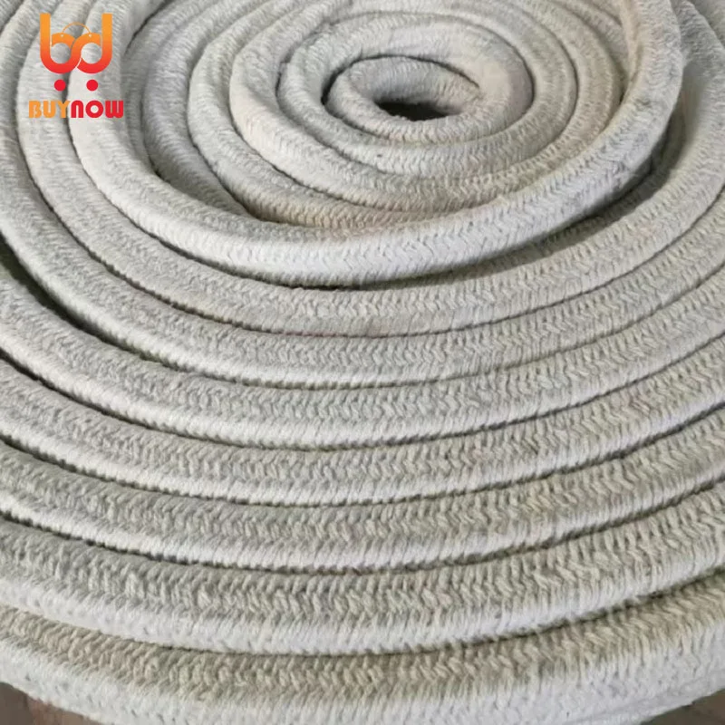 

18x18mm 20x20mm 22x22mm 25x25mm Ceramic fiber sealing strip high-temperature resistant door sealed coal furnace fiber rope