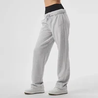 AI Straight Leg Sweatpant Yoga Accolade Straight Women's Loose Tracksuit Pants Straight Leg Wide Casual Tracksuit Pants 2