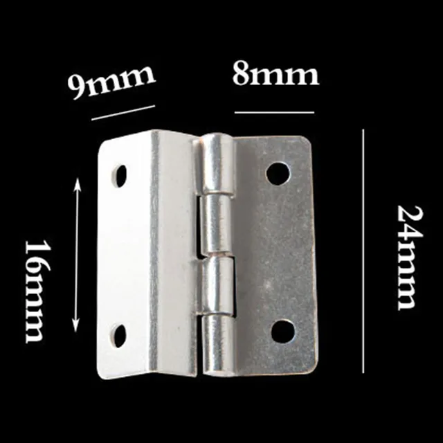 Cerniere Scomparse 180&deg; Per Armadi - 4 Pezzi, Argento, Per Legno 15-18mm