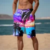 Summer New Harajuku 3D Cocoanut Trees Printing Beach Shorts Palm Tree Graphic Board Shorts For Men Hawaiian Cool Swimming Trunks 1