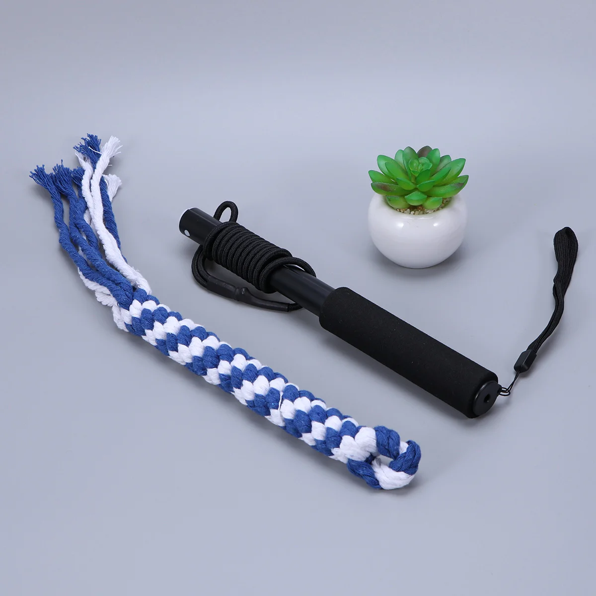 

Interactive Dog Toys Extendable Flirt Pole Funny Chasing Tail Teaser and Exerciser for Pets Size LTelescopic Dog teaser Stick