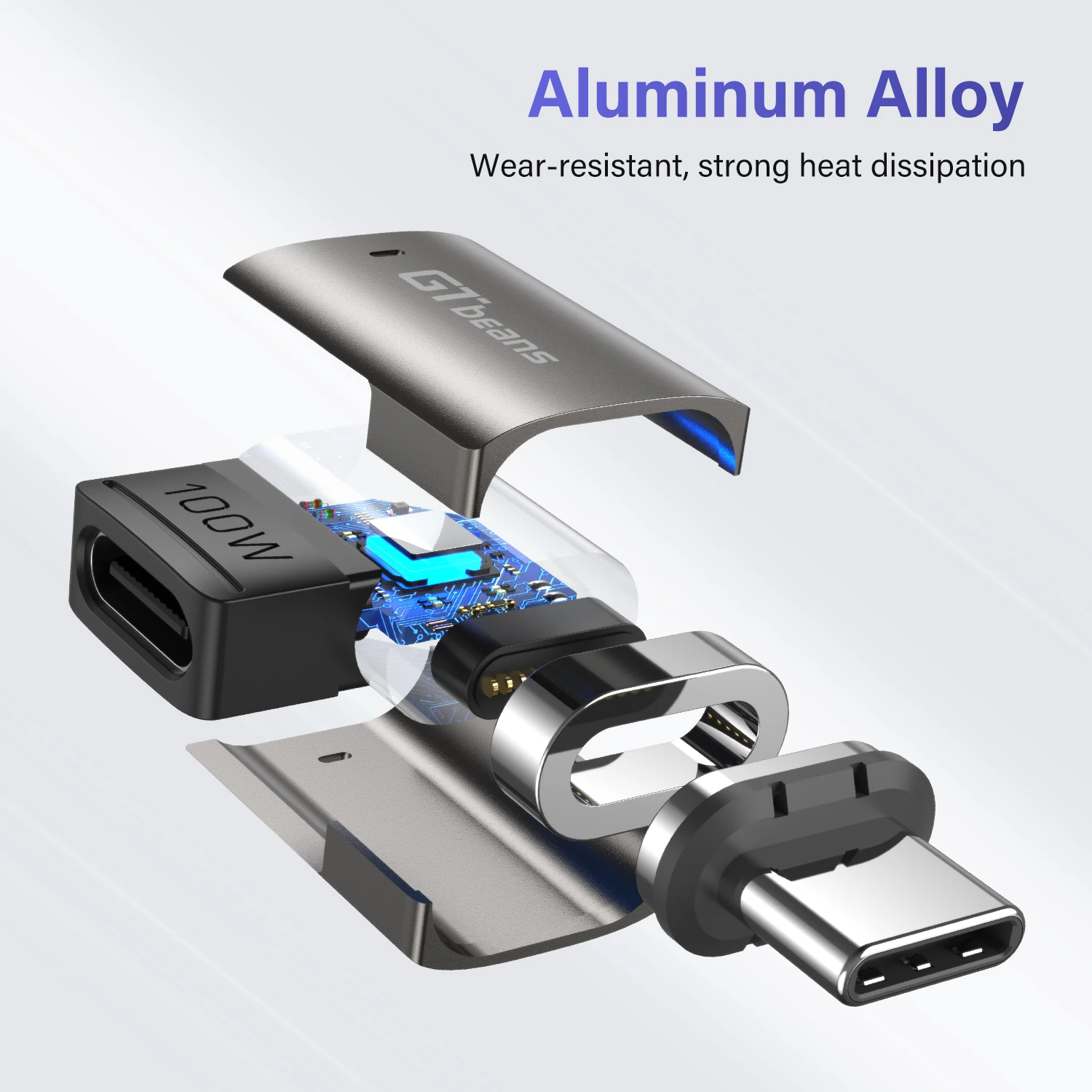 Type C Adapter Magnetic Charging Adapter For USB-C Mobile Phone