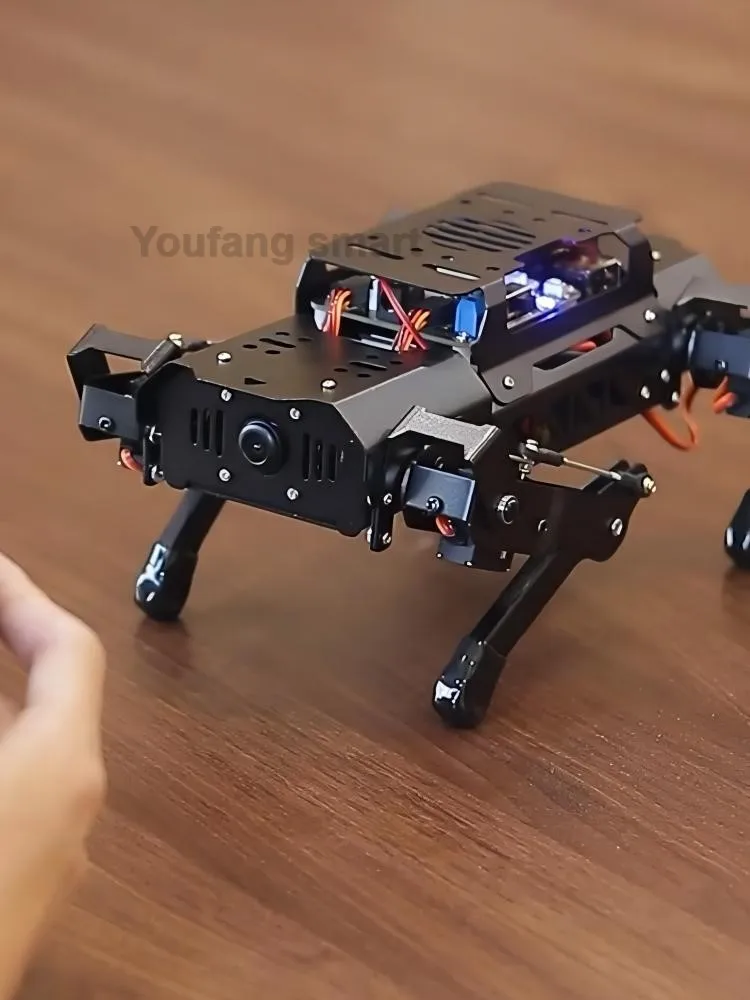 PuppyPi 金属製四足ロボット犬 ROS ロボット バイオニック 4 脚