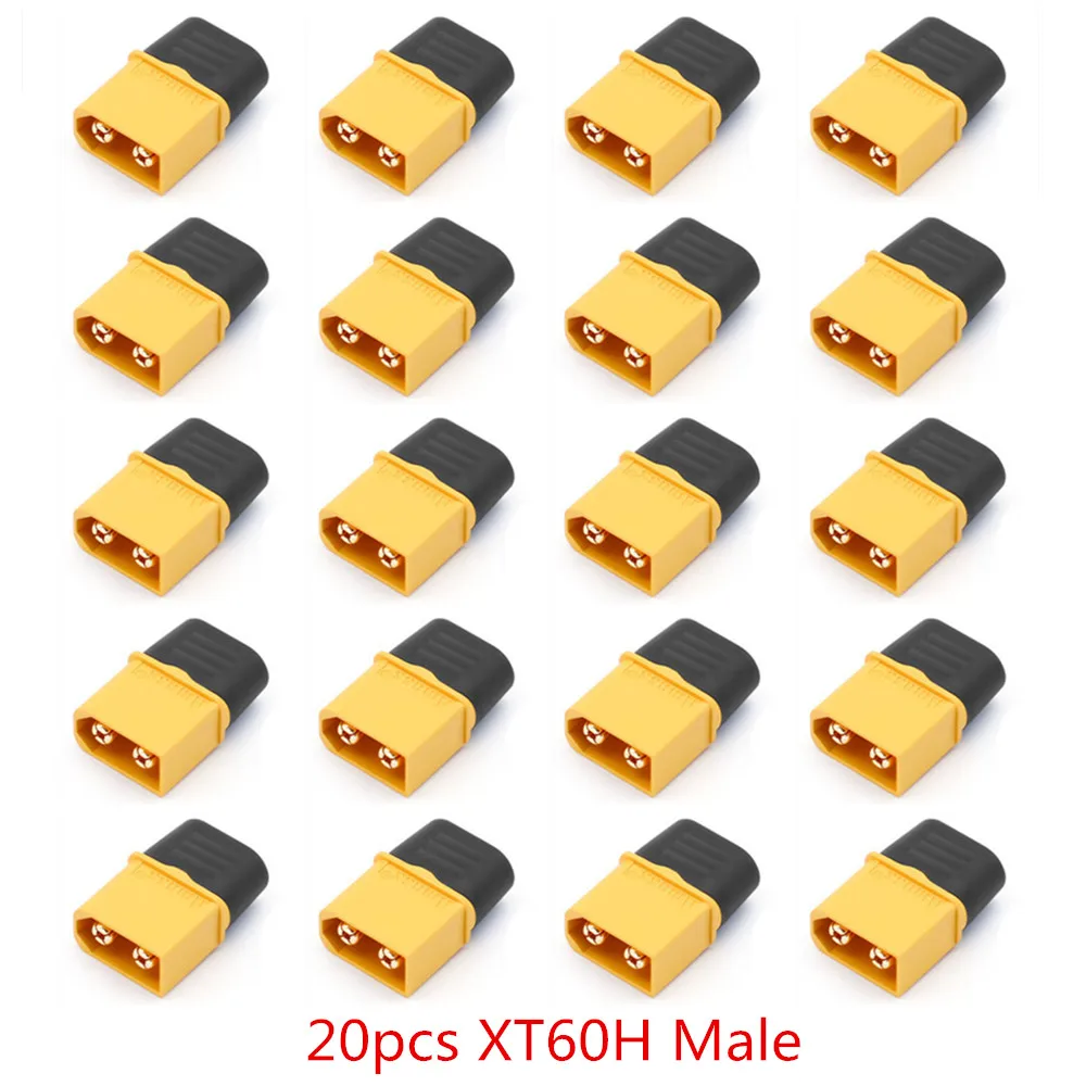 XT60H Connector Plugs with Sheath Housing (10 Pairs)