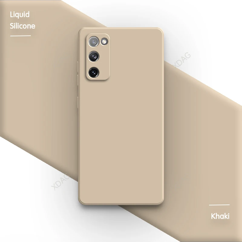 Sleek Soft Liquid Silicone Phone Case - Plain Candy Color Back Cover