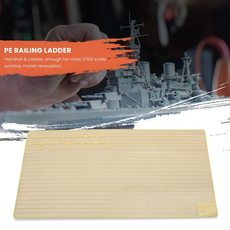 Photo-Etched PE Handrail & Ladder For 1/700 Model Ship CYPE005 Universal PE Railing Ladder Escalator pe handrail and ladder