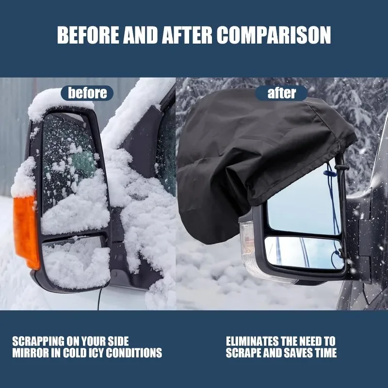 Car Rearview Mirror Side Mirror Protective Cover Dustproof and Waterproof Rearview Back Cover Protection Car Accessories