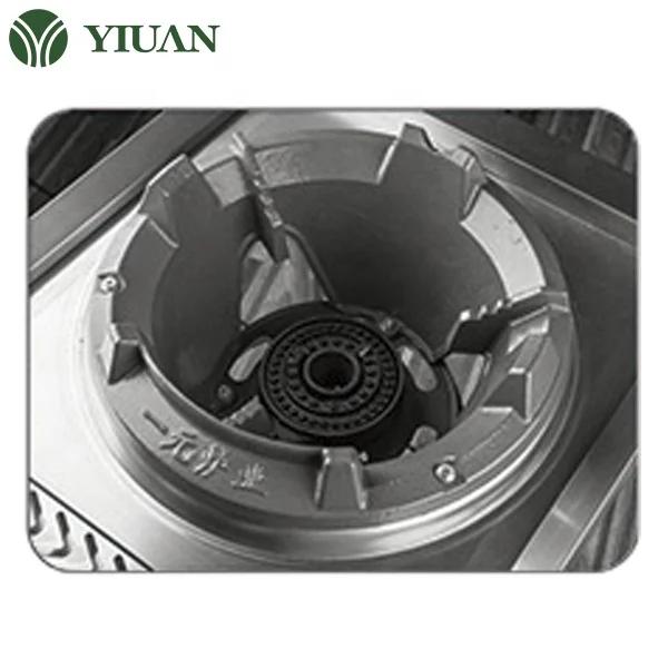 35kW standing single gas cooking burner commercial kitchen cooktop gas stove for wok 3