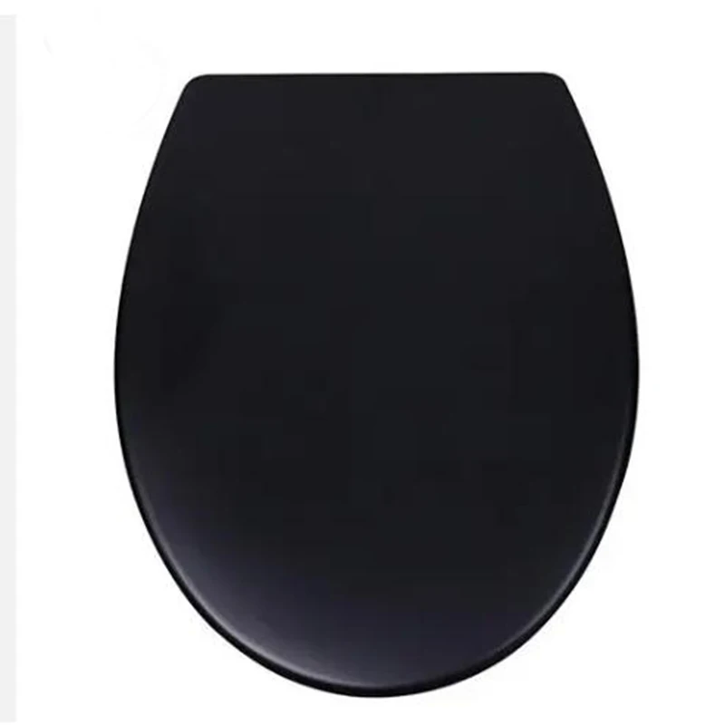 Sarung Jok Toilet Eropa Duoplast UF Hitam Bulat