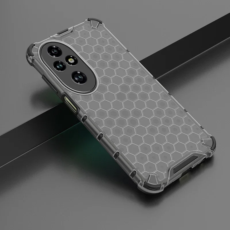 Honeycomb Pattern Armor HD Shockproof Protective Phone Case