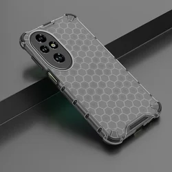 Custodia per telefono protettiva shockproof ad alta definizione con motivo a nido d'ape