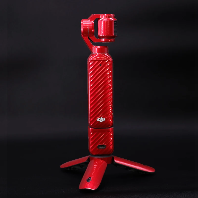DJI 오즈모 포켓 4 바디 스킨 랩 스크래치 방지 커버 PVC 방수 데칼 (단색) 포켓 4 짐벌 카메라 액세서리