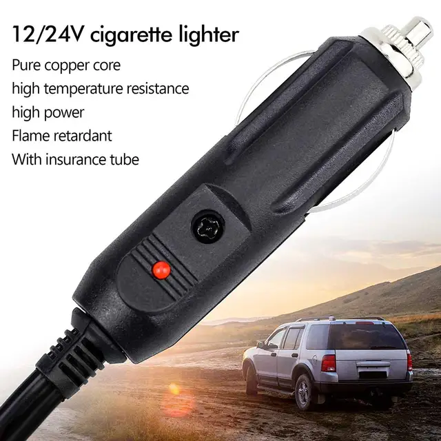 12V/24V Auto 20A Auto Zigarette Leichter LED Sockel Stecker Connector  Adapter Für Auto/Van Fahrzeug motor Auto Zubehör - AliExpress