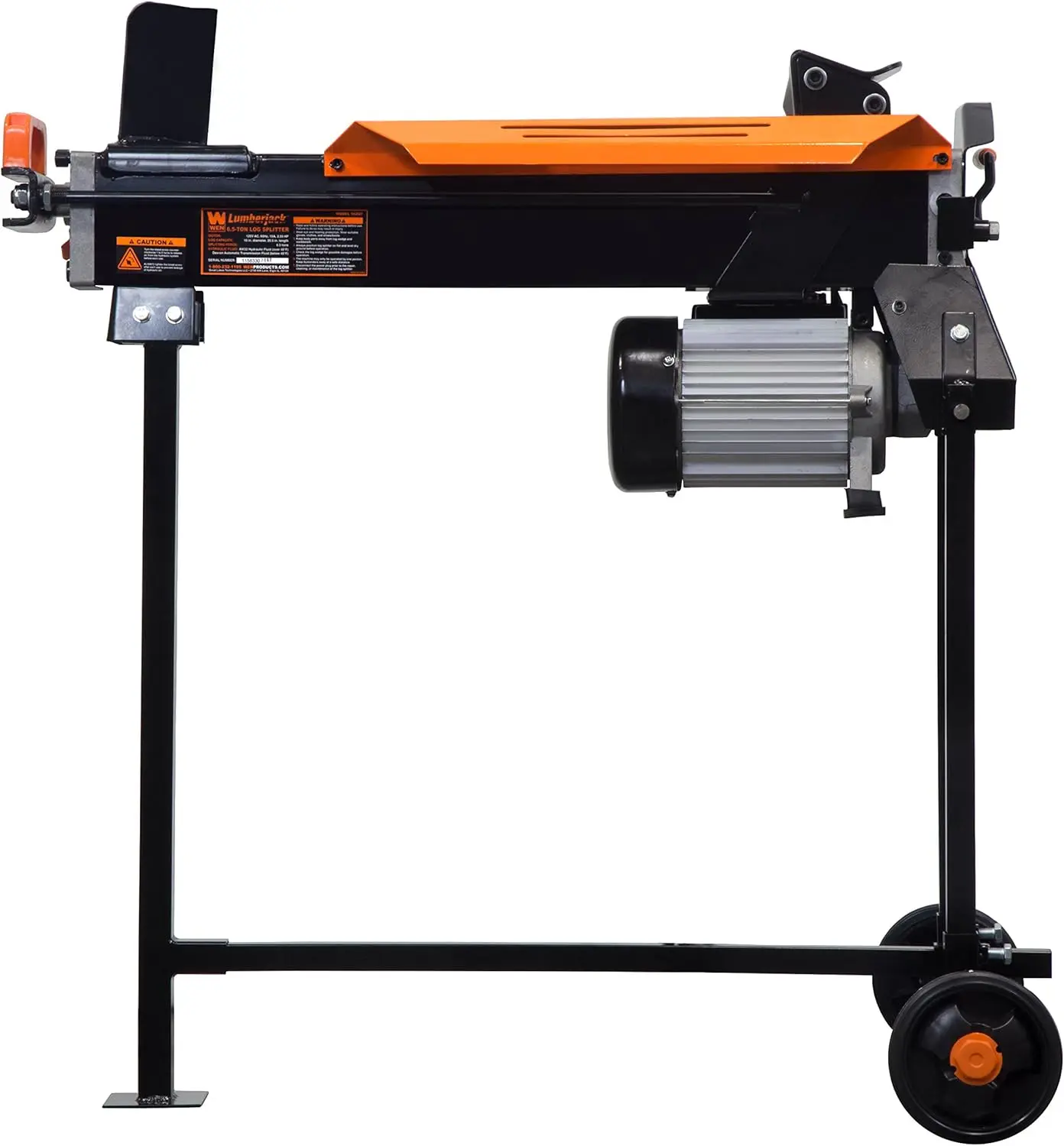 Electric Log Splitter, 6.5-Ton Capacity with Portable Stand (56208)