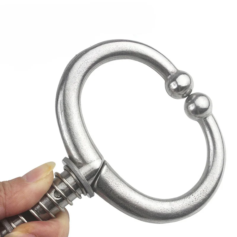 Stainless Steel Automatic Cow Spring Nose Pliers Cattle Nose Plier Cow Nose Clip Traction Tool Cattle Ring Farm Animals Supplies 3