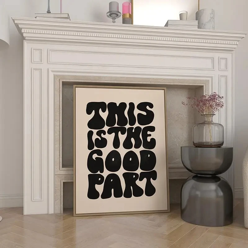 Love Is A Way Of Being Colorful Pink Love Quote Poster Maximalist Wall Art Canvas Painting For Living Room Eclectic Home Decor