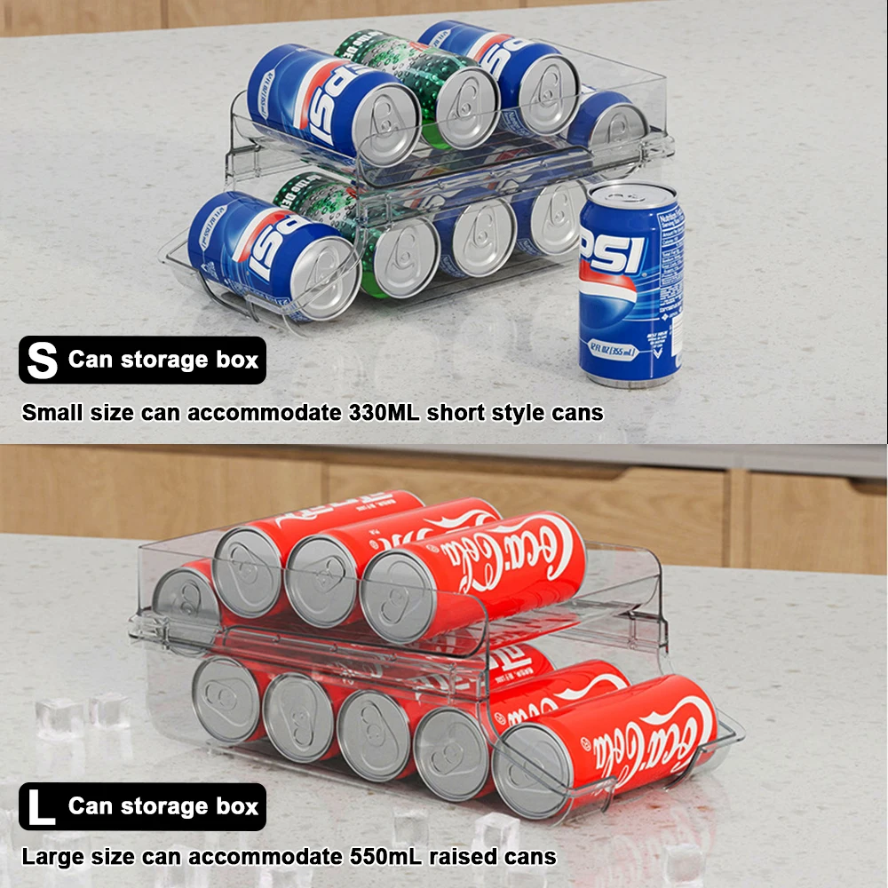 Refrigerator Can Beverage Rack Lazy