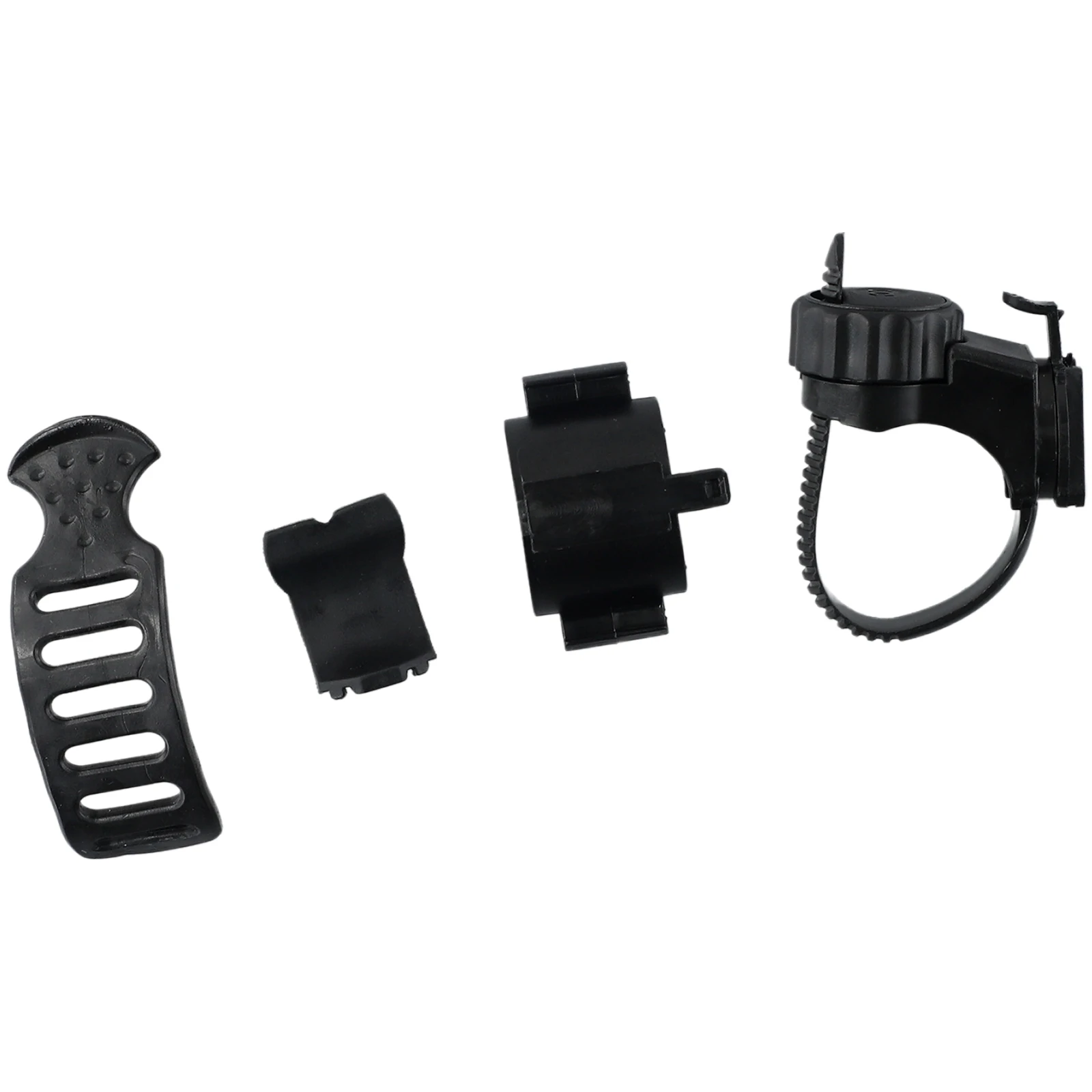 

360 Degree Bicycle Handlebar Light Bracket Holder Black Handle bar Mount Flashlight Clip Support.Clamp Universal