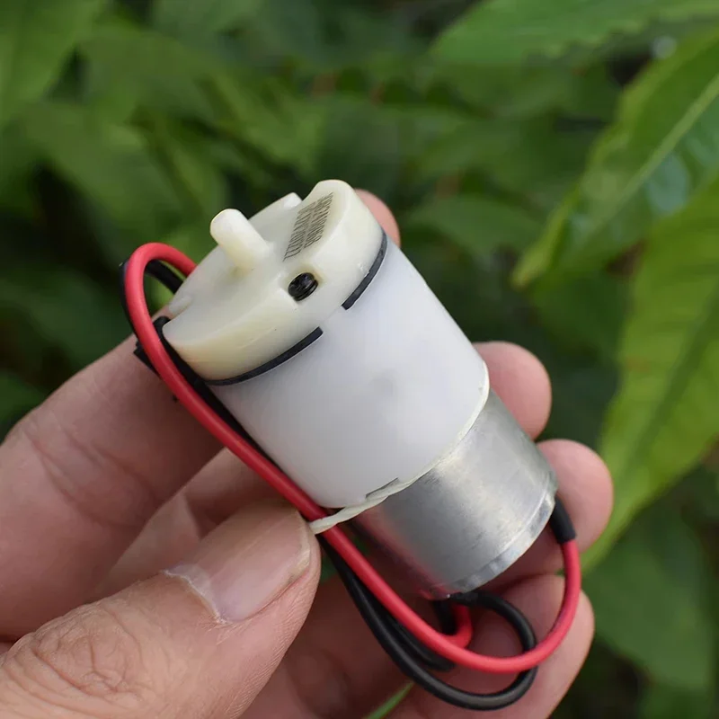 JQB2418068 미니 마이크로 310 모터 에어 펌프 27mm 다이어프램 DC 6V-12V 소형 산소 압력 펌프 DIY 모니터 수족관 어항용