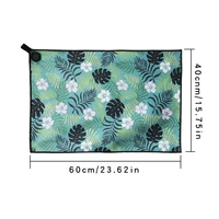 Golf Towel Magnetic 40x60 CM Golf Ball Towel Custom Logo Waffle Pattern Cleaning Towel Microfiber Soft Enduring Quick-Dry Towel 2