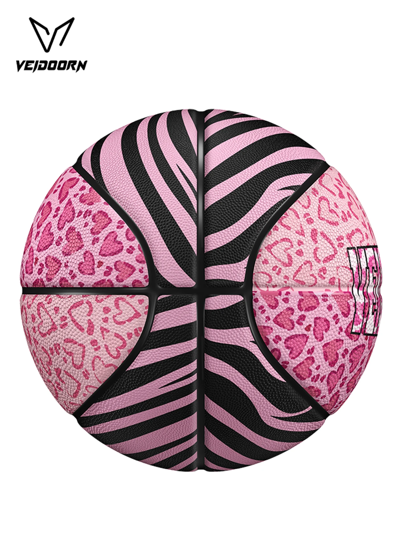 Trendy Pink Leopard Basketball for Training